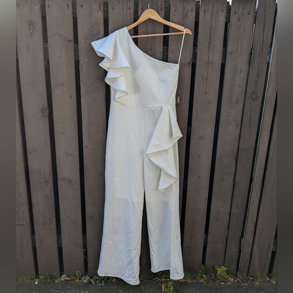 Nwt True Violet White Jumpsuit